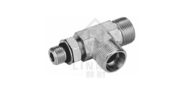 美制螺紋可調向O形圈密封柱端主支三通