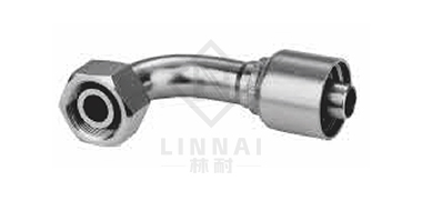 90°公制內(nèi)螺紋24°錐帶O形圈輕系列